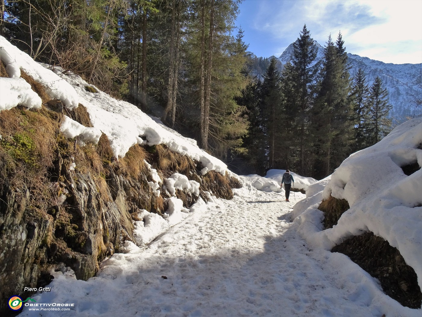 70 In comoda discesa su neve rammollita baciati dal sole.JPG